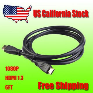 On Sale Premium 1080p Gold HDMI 1.3 Cable 6 FT for HD TV DVD HD Video 