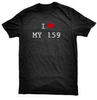 Love My 159 T Shirt, for Alfa Romeo owners/drivers​, choice 