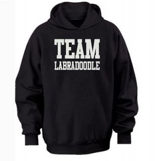 TEAM LABRADOODLE HOODIE warm cozy top   dog and puppy pet owners