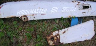 Vintage Ford Tractor Parts Workmaster 801 Left Side of Hood Assembly 