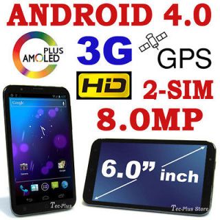 NEW* EZIO N97 6.0 inch ANDROID 4.0 3G GPS 8.0MP 2 SIM HD TABLET 