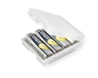Ansmann Battery Storage Box Holds 4 AA AAA Batteries