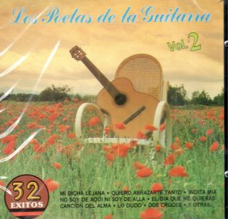LOS POETAS DE LA GUITARRA VOL 2 32 EXITOS BRAND NEW SEALED CD