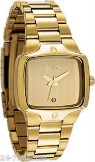 NEW Nixon The Small Player All Gold / Gold Dial Ladies Womens Watch 