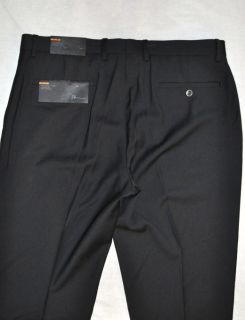 Marc Anthony Dress Pants Slim Fit Flat Front Black New NWT $70 Mens 36 