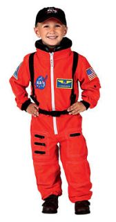 DELUXE Jr Astronaut NASA Suit Costume CHILD Orange Cap 2/3 4/6 6/8 8 