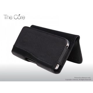 Momax Black Horizontal Leather Case for Apple iPhone 4