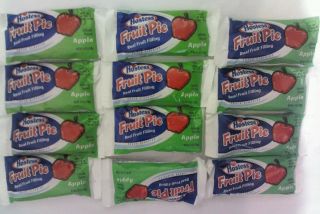 Lot of 12 Hostess Apple Fruit Pies Great lunch Snack Classics Last 