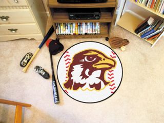 Quincy Hawks NCAA 27 Round Baseball Area Rug Floor Mat by Fan Mats