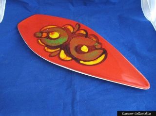 poole delphis spear dish by cynthia bennett shape 82 time