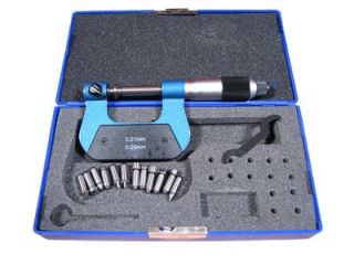 Universal Outside Micrometer with Anvils 0 1