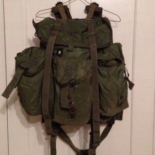   US Military Medium OD Green ALICE Field Pack With Frame And Straps