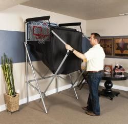 New Commercial Double Shot Arcade Basketball Game w 7 Basketballs 