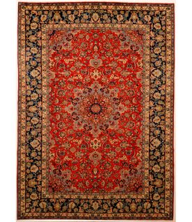 Large Area Rugs Handmade Persian Wool Isfahan 10 x 13