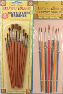 48 Artist Paint Brushes Craft Hobby Art Brush 