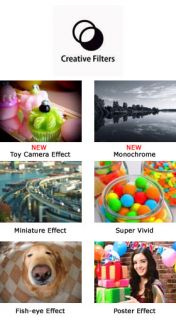 creative filters access 6 artistic creative filters instantly with a 