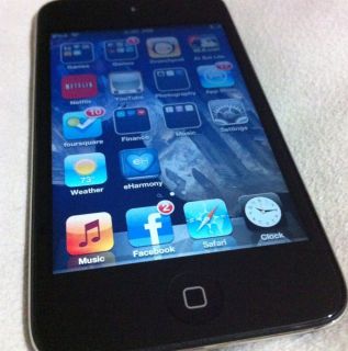 Apple iPod touch 4th Generation Black (32 GB) Factory Reset Working 