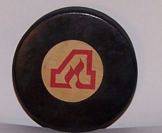 Atlanta Flames Authentic Game Puck NHL Viceroy Approved Omni Peachtree 