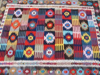   Carpet Gorgeous Afion Fingers Kilim Area Rug 86 x 118 