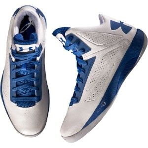 Under Armour Mens Micro G Torch Basketball Shoe 1231588 White Royal 