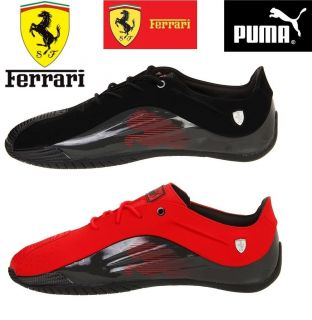 PUMA Kraftek SF Black Raven Red Leather Fashion Sneackers Men Shoes 
