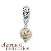 Newly listed Charmed Memories Champagne Enamel Dangle Retired Charm