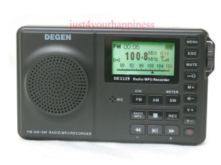   FM Stereo AM.SW DSP ATS With 4GB  Player Digital Recorder Radio