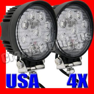 Newly listed 4x 27 Watt 12V 24V LED Work Light Spot/Flood Lamp Tractor 