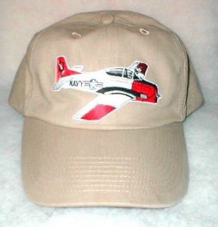 Hat With T28 Airplane/Aircr​aft Embroidered Emblem on Low Profile 