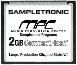 2GB of Samples & Programs for the AKAI MPC 1000 on CompactFlash 2 GIG 