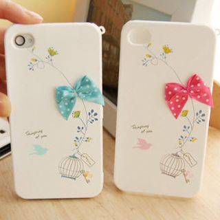 Artistic Cover Case for iPhone 4 3GS Lovely Birdcage
