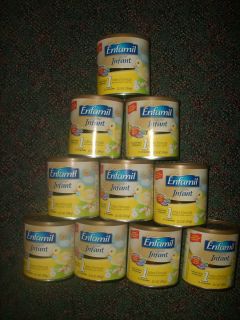 10 Cans Premium Infant Enfamil Baby Formula