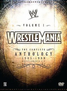 WWE   Wrestlemania Anthology Vol. 1 DVD, 2005, 5 Disc Set
