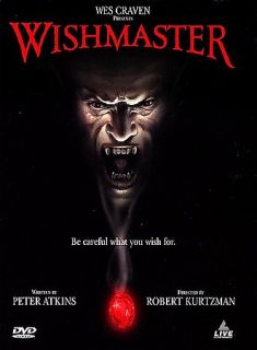 Wishmaster DVD, 1998, Anamorphic Widescreen and Full Frame Versions 