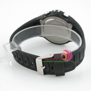   Digital Backlight Stopwatch Waterproof Quartz Mens Sport wrist watch