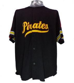 men s mlb pittsburgh pirates button front jersey 2xl time