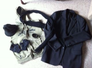 Bam Margera jacket hoodie scarf fingerless gloves beanie visor chain 