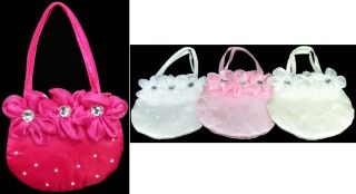 New Wholesale Lot of 6 Pcs Dance Wear Girls Jewelled Purses in Color 