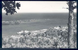 MI, Copper Harbor, Michigan, RPPC, Brockway View, Cook