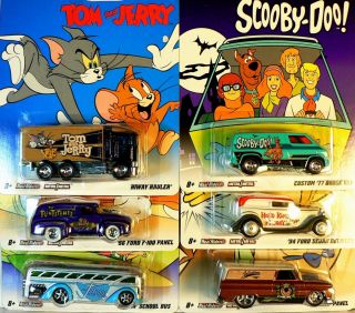 Hot Wheels Nostalgia Hanna Barbera Full Set of The 6 from The C Case 