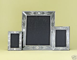 Aubrey Venetian Hand Carved Polished Mirror Photo Frame