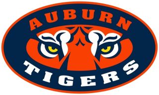 Auburn Tigers Cornhole Decal Sticker Set of 2