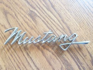 Ford Mustang Decal Nameplate Emblem 1960S