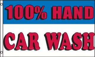 Hand Car Wash Flag Store Advertising Banner Business Pennant Sign New 