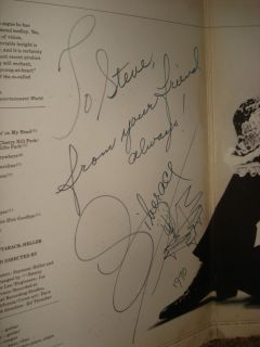 RARE 1970 Liberace Autographed Album w/ Piano Sketch PSA/DNA   great 