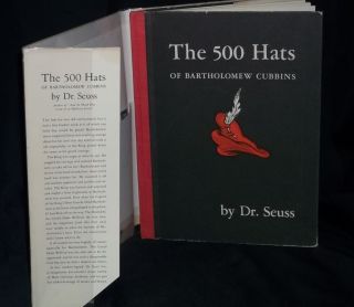 Dr Seuss 500 Hats of Bartholomew Cubbins 1938 Early Edition w Dust 