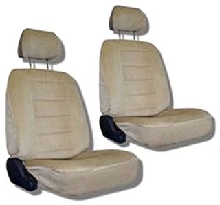 Tan Car Auto Truck Seat Covers w Head Rest Covers 1