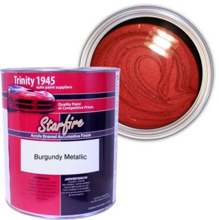   satisfaction 1 gallon burgundy metallic acrylic enamel auto paint