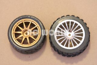 RC 1 10 Car Tires Wheels Rims Package Off Road Dirt