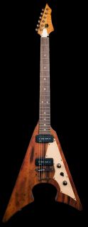 New AXL Badwater Jacknife AXL 021 Distressed V Electric Guitar w 
